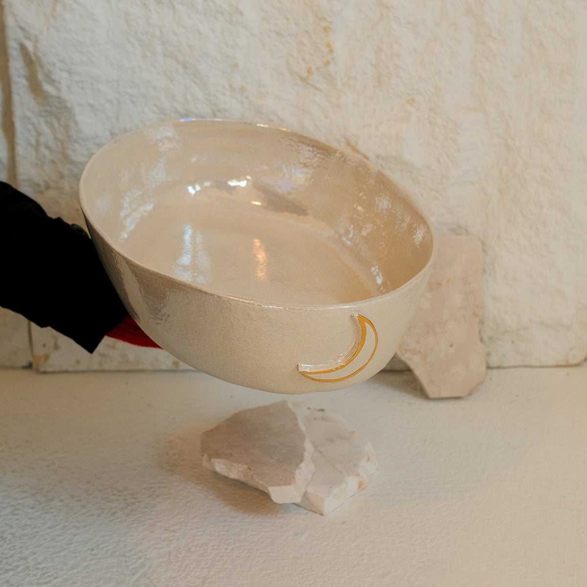 Crescent Deep Oval Dish