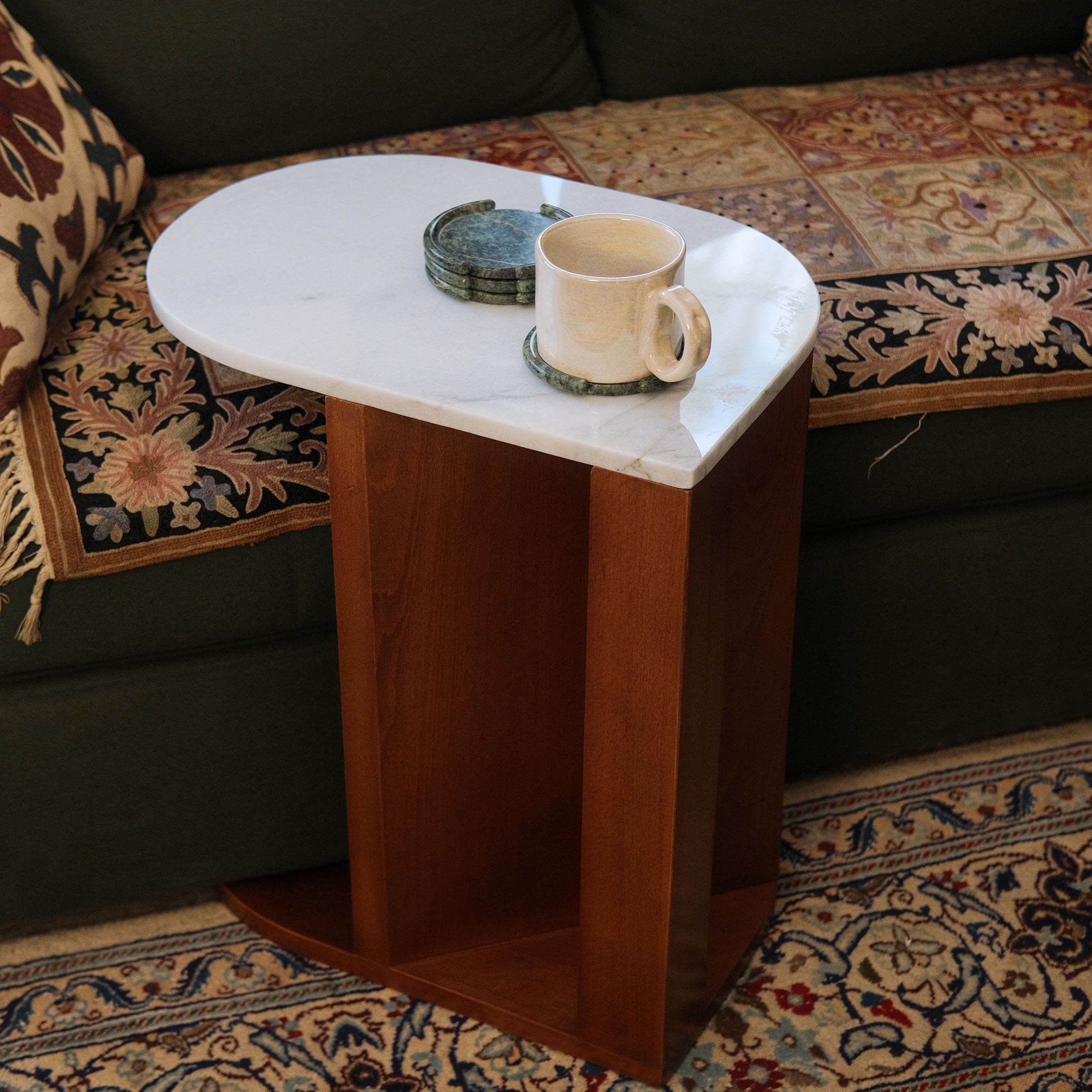Oval Becky Side Table