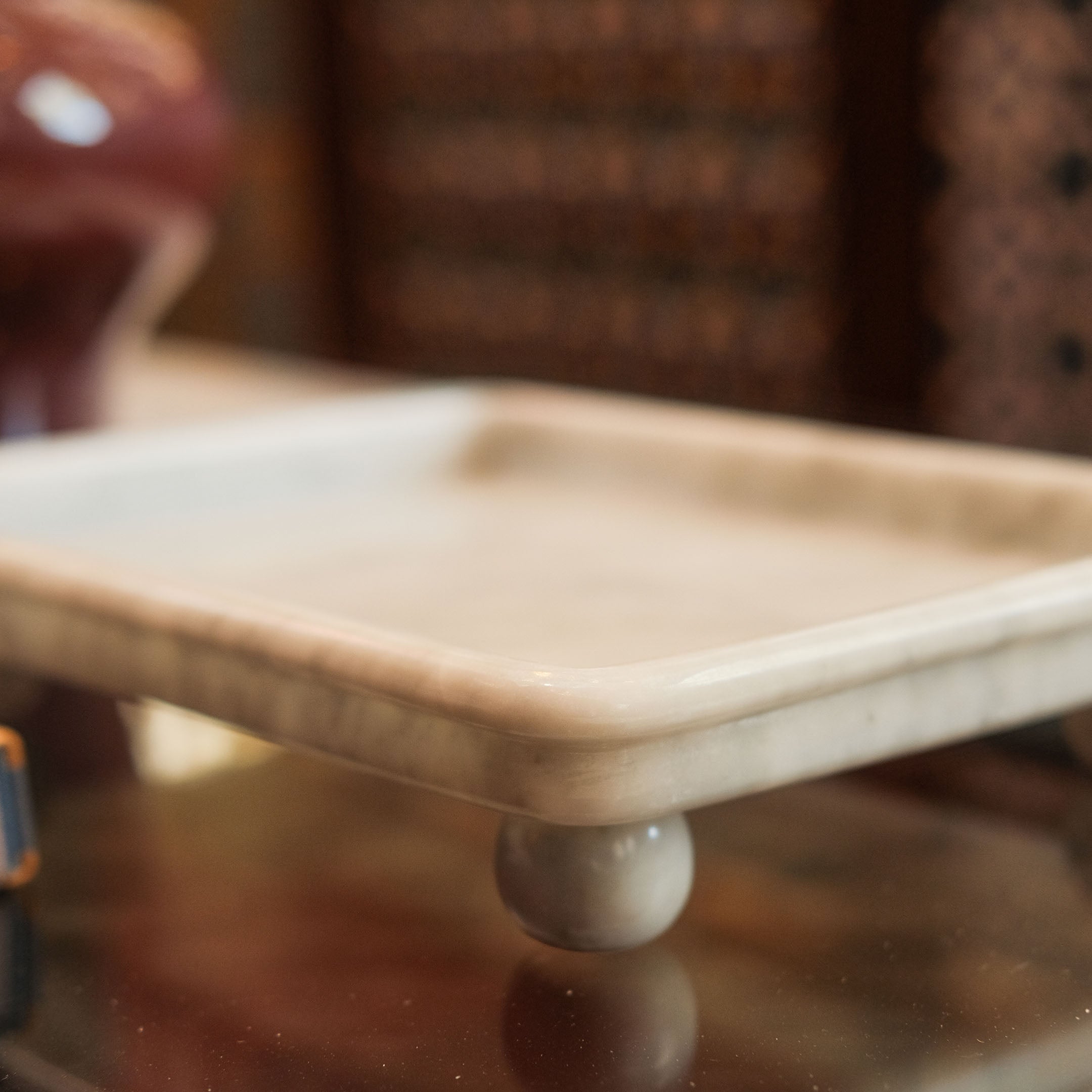 Curl Marble Stone Tray