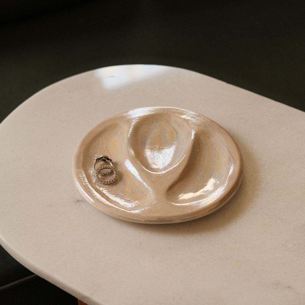 Carved Jewlery Dish