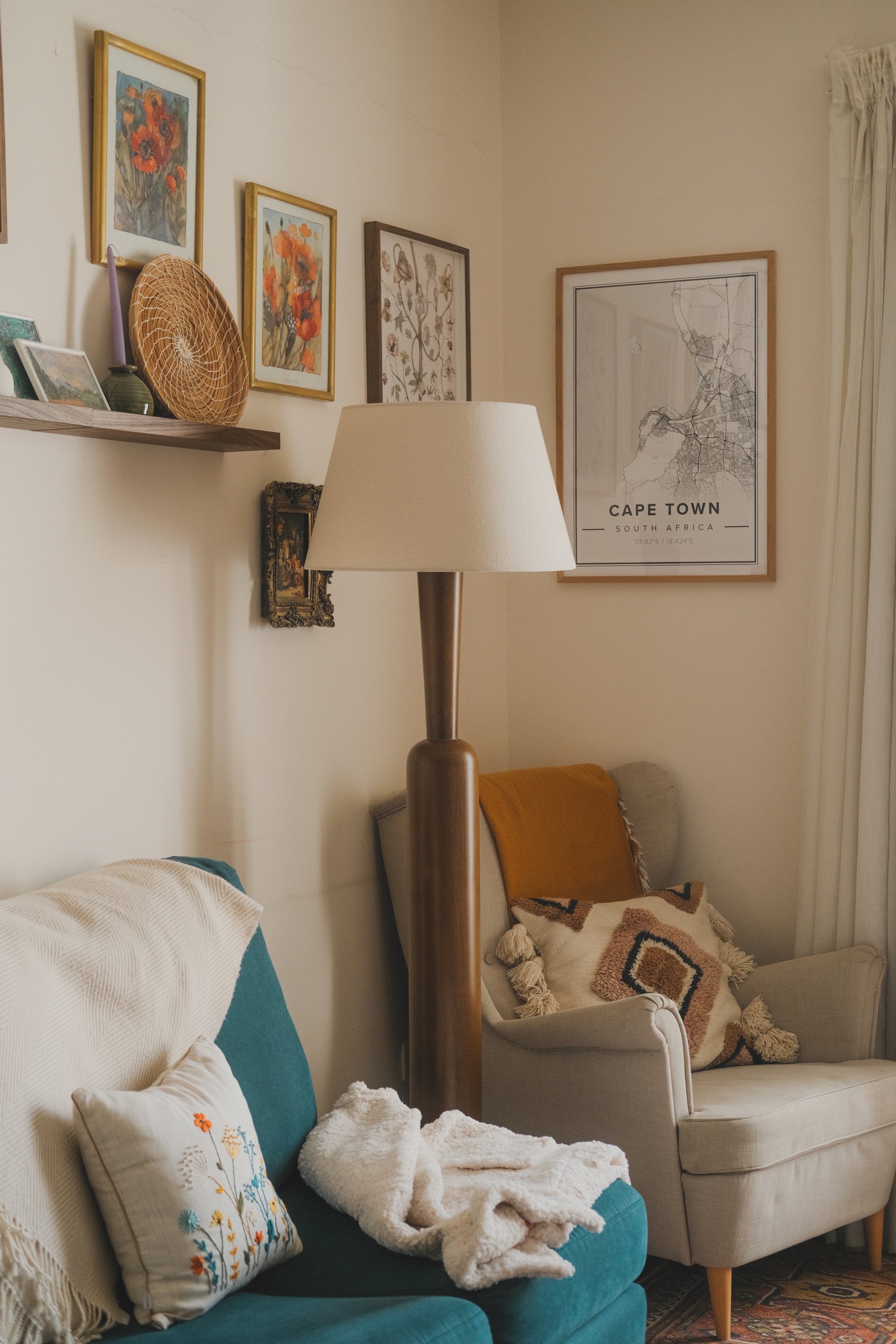 Beech Wood •Arbor• Floor Lamp