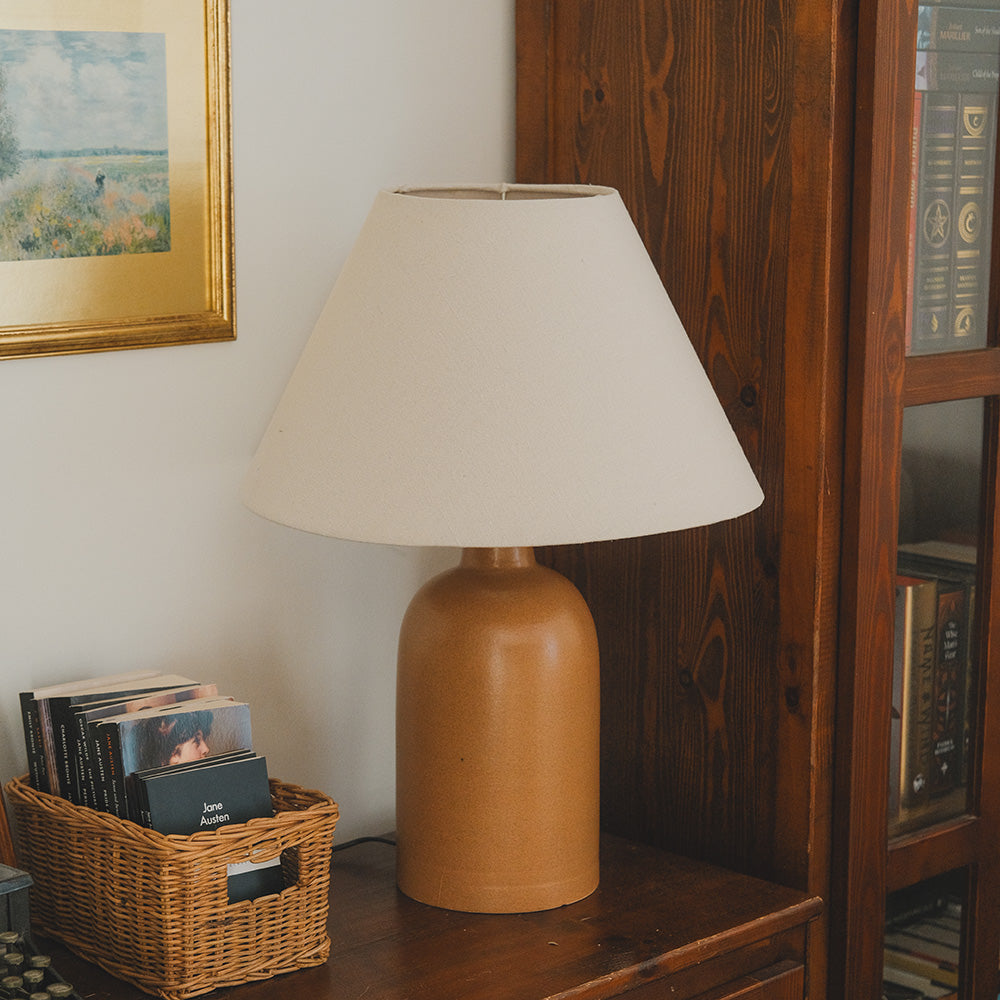 Duna Ceramic Lamp - Caramel