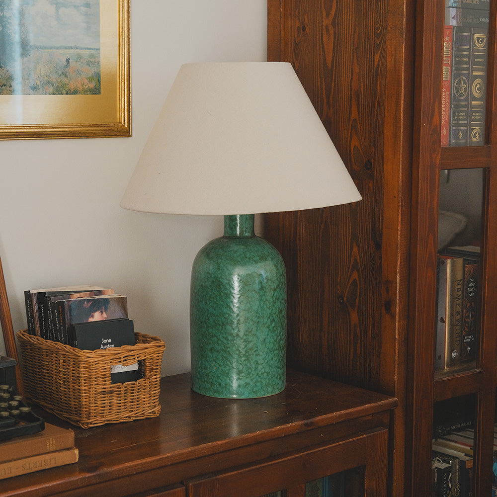 Duna Ceramic Lamp - Olive