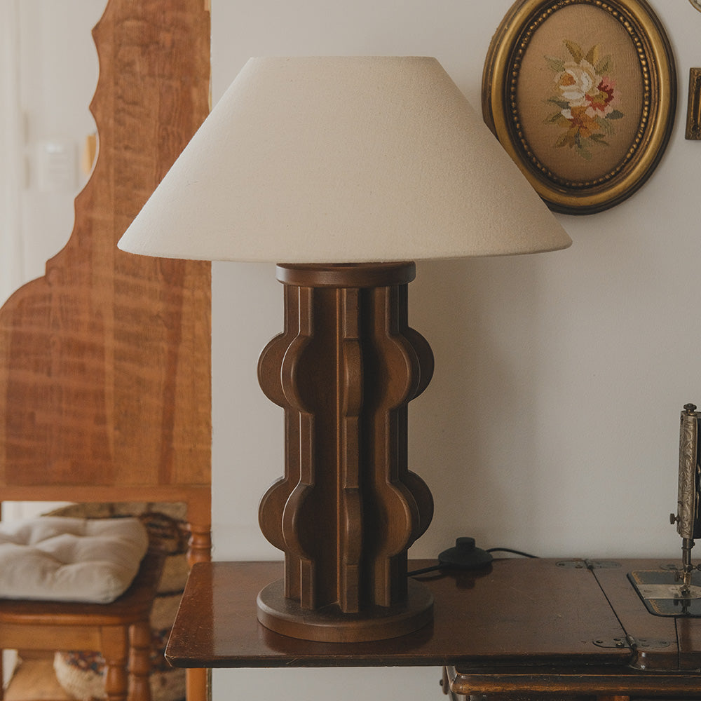 Beech Wood •Ebon• Table Lamp