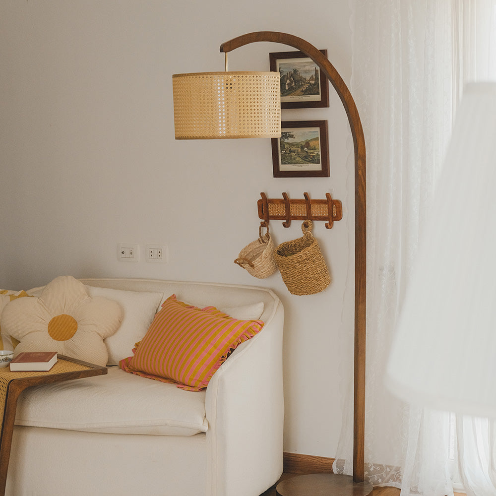 Beech Wood •Luma• Floor Lamp