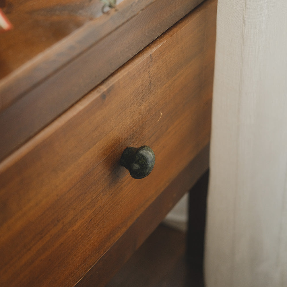 Marble Knobs Set Olive