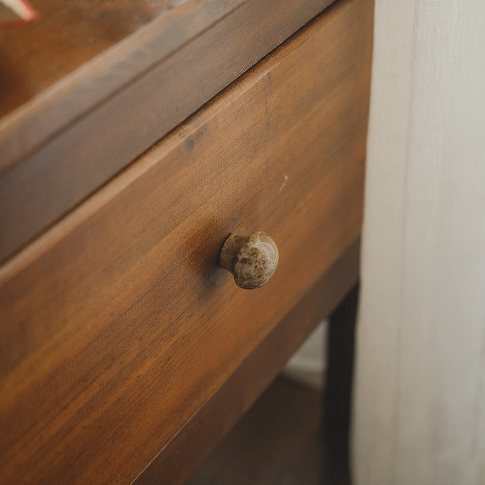 Marble Knobs Set Caramel