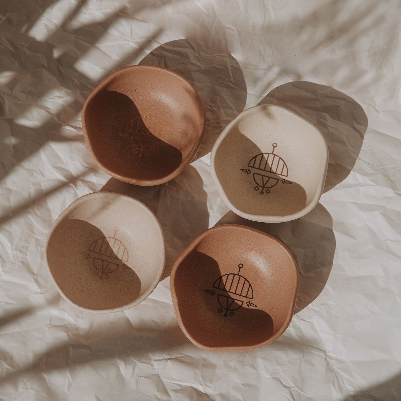 Temple dips bowls set