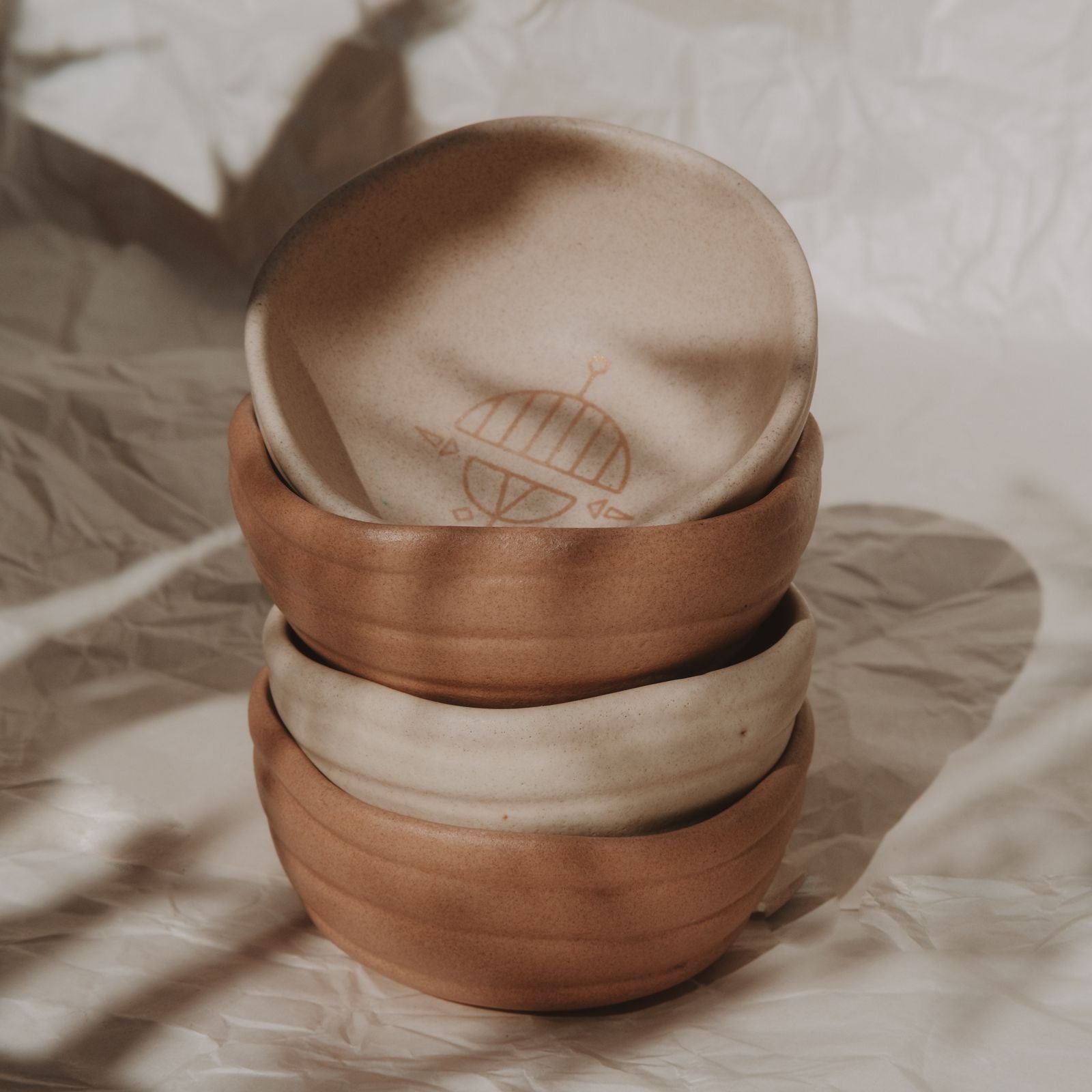 Temple dips bowls set