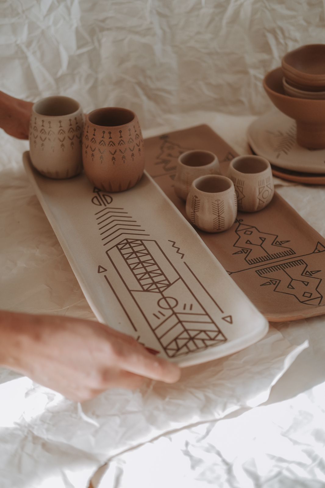 Temple 50 cm platter