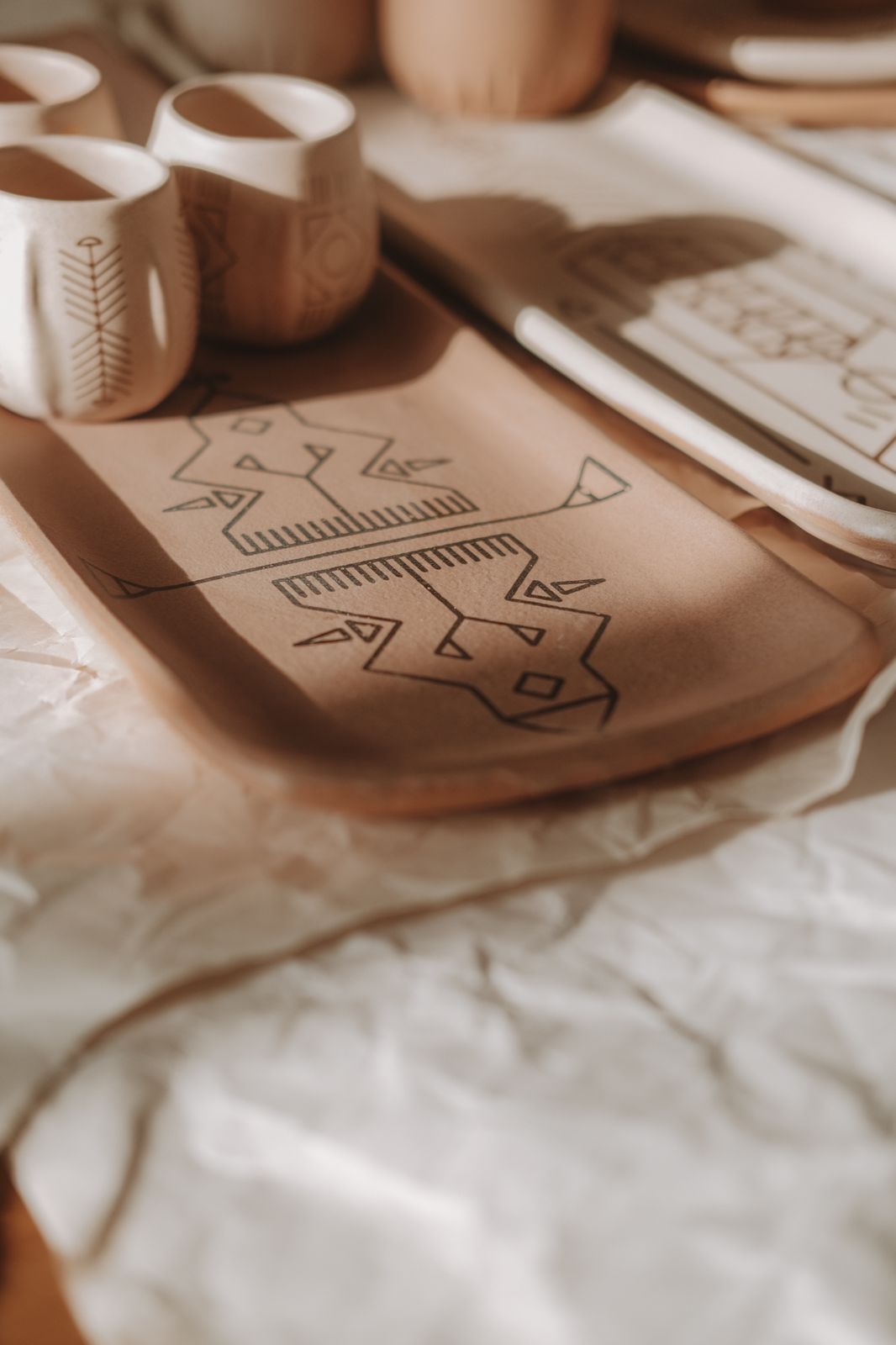 Temple 50 cm platter