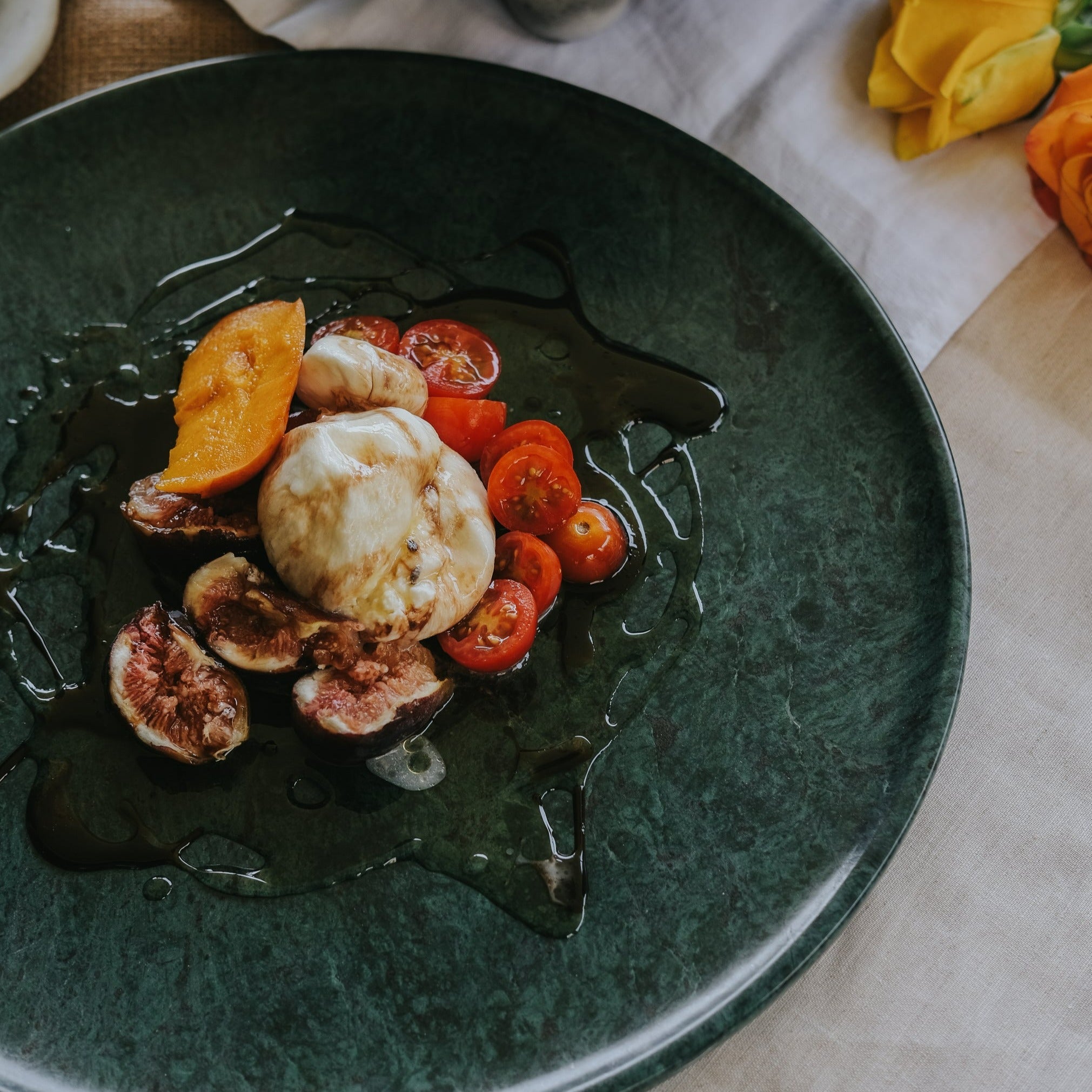 Marble round platter