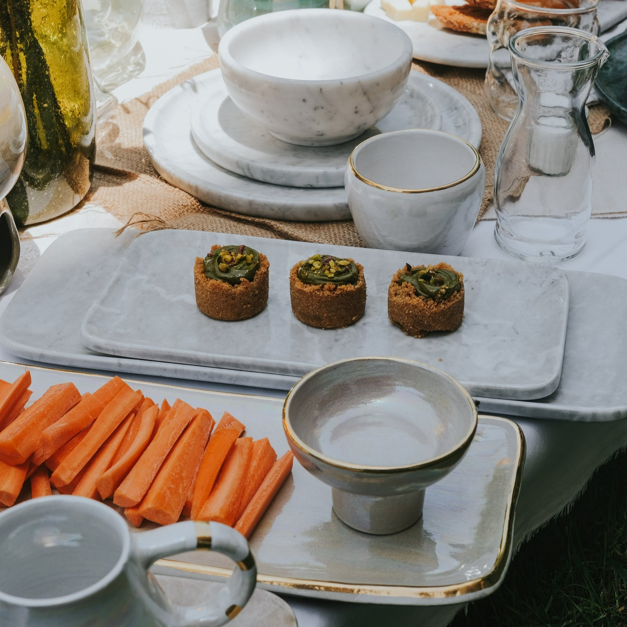 Marble medium platter
