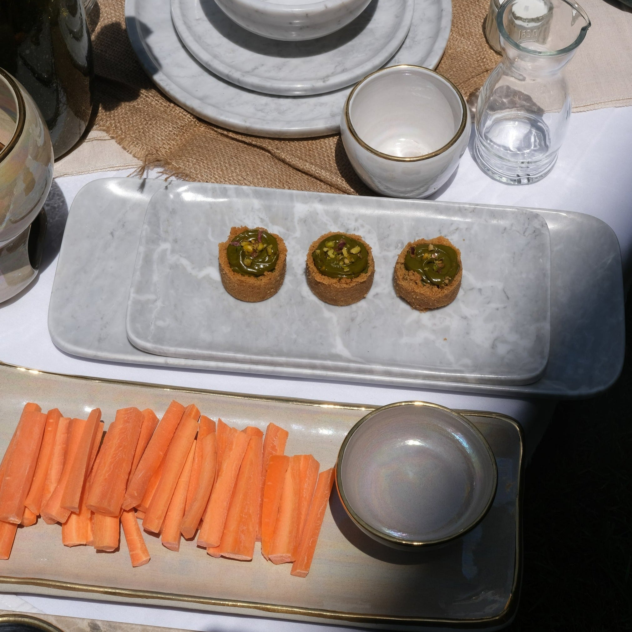 Marble medium platter