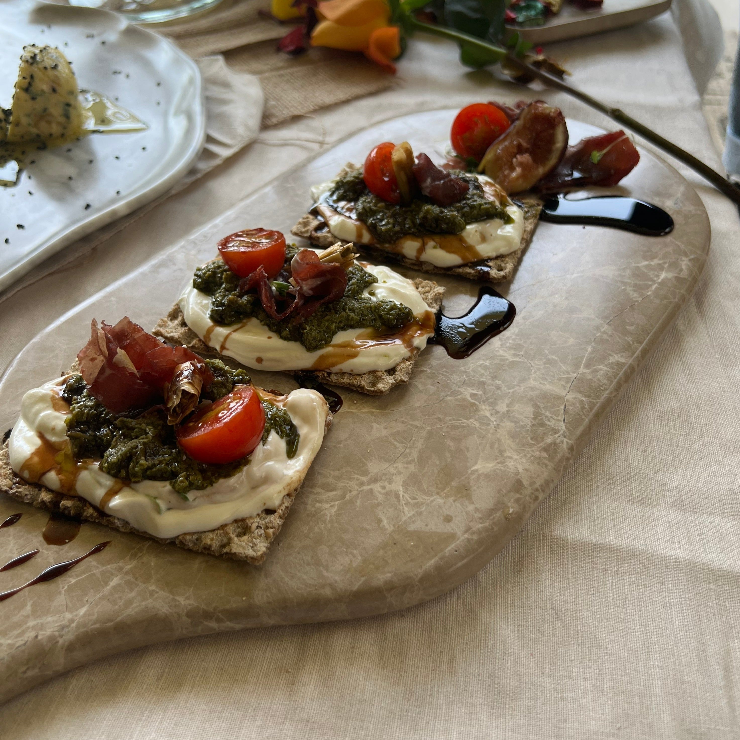 Marble serving board