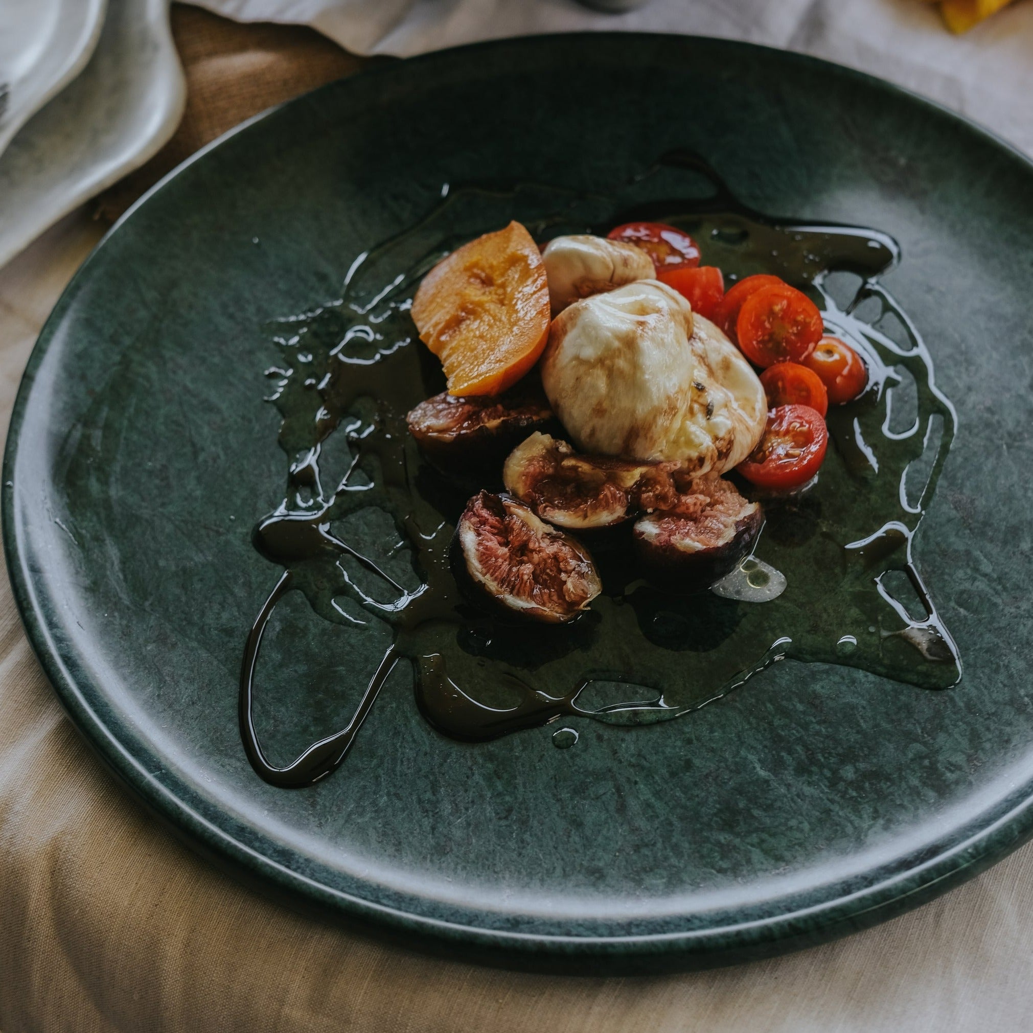 Marble round platter