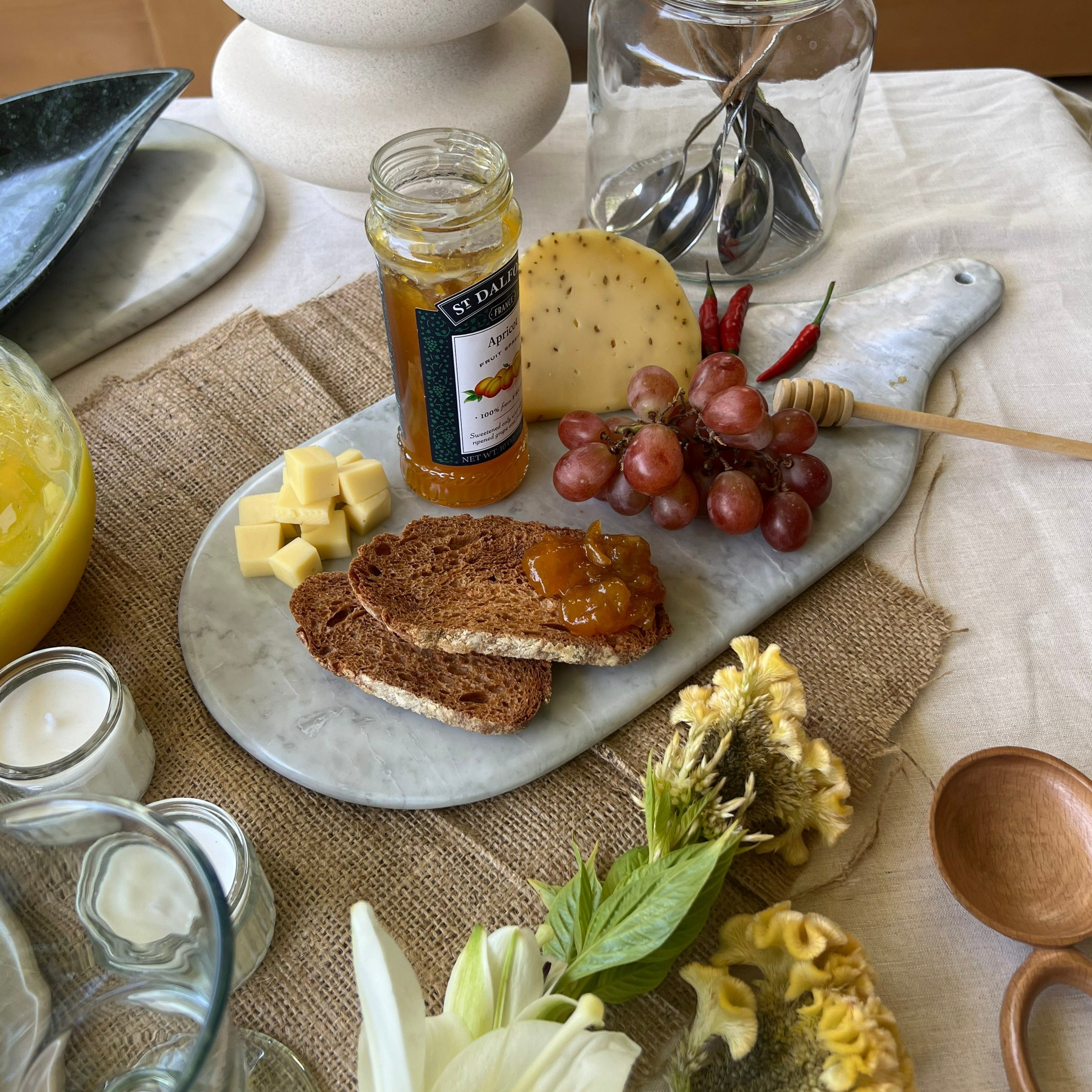 Marble serving board