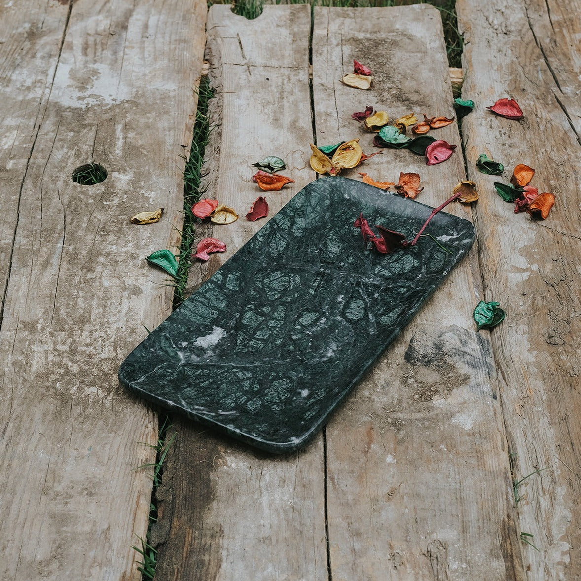 Marble medium platter