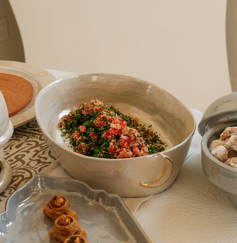 Crescent Deep Oval Dish