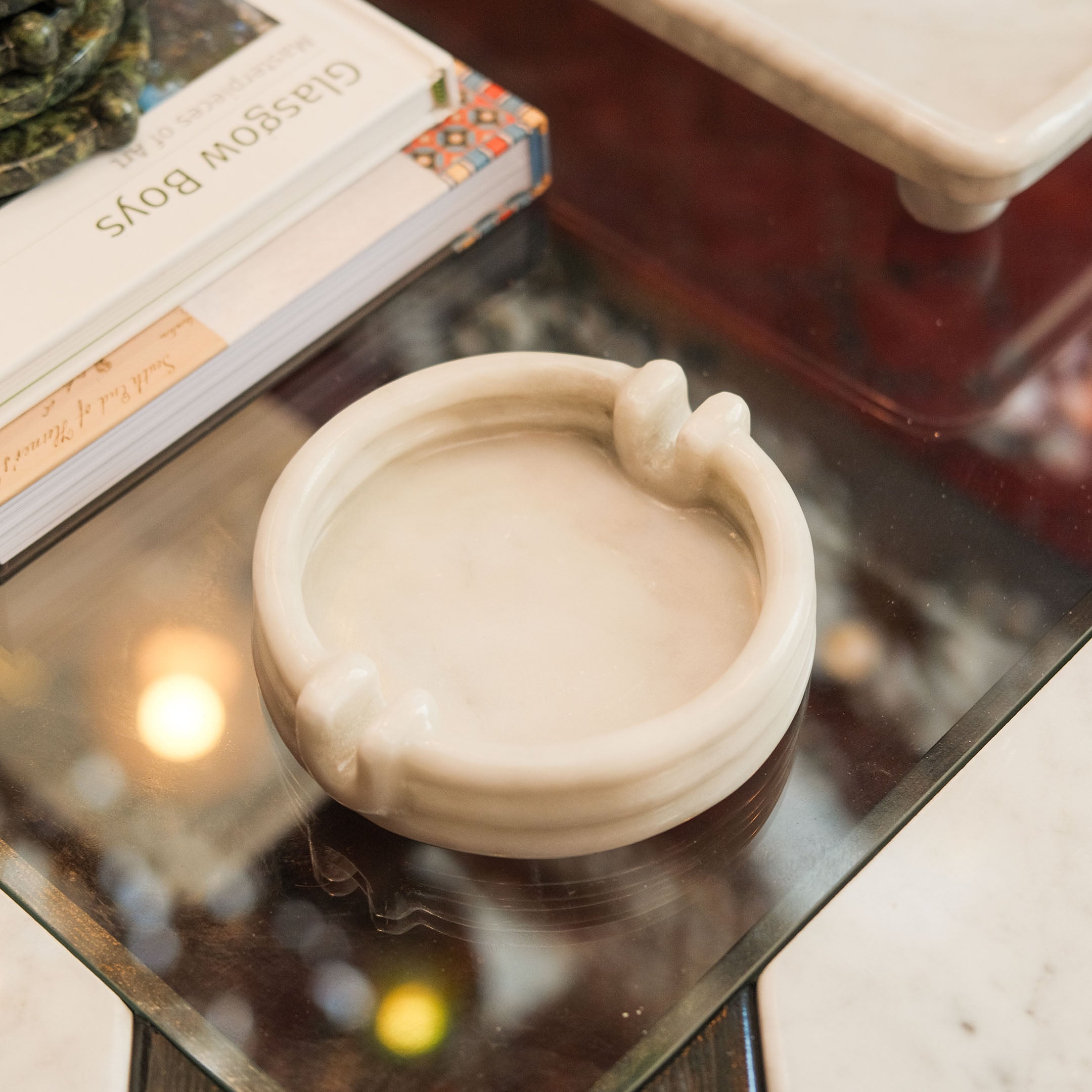 Round Marble Stone Ashtray