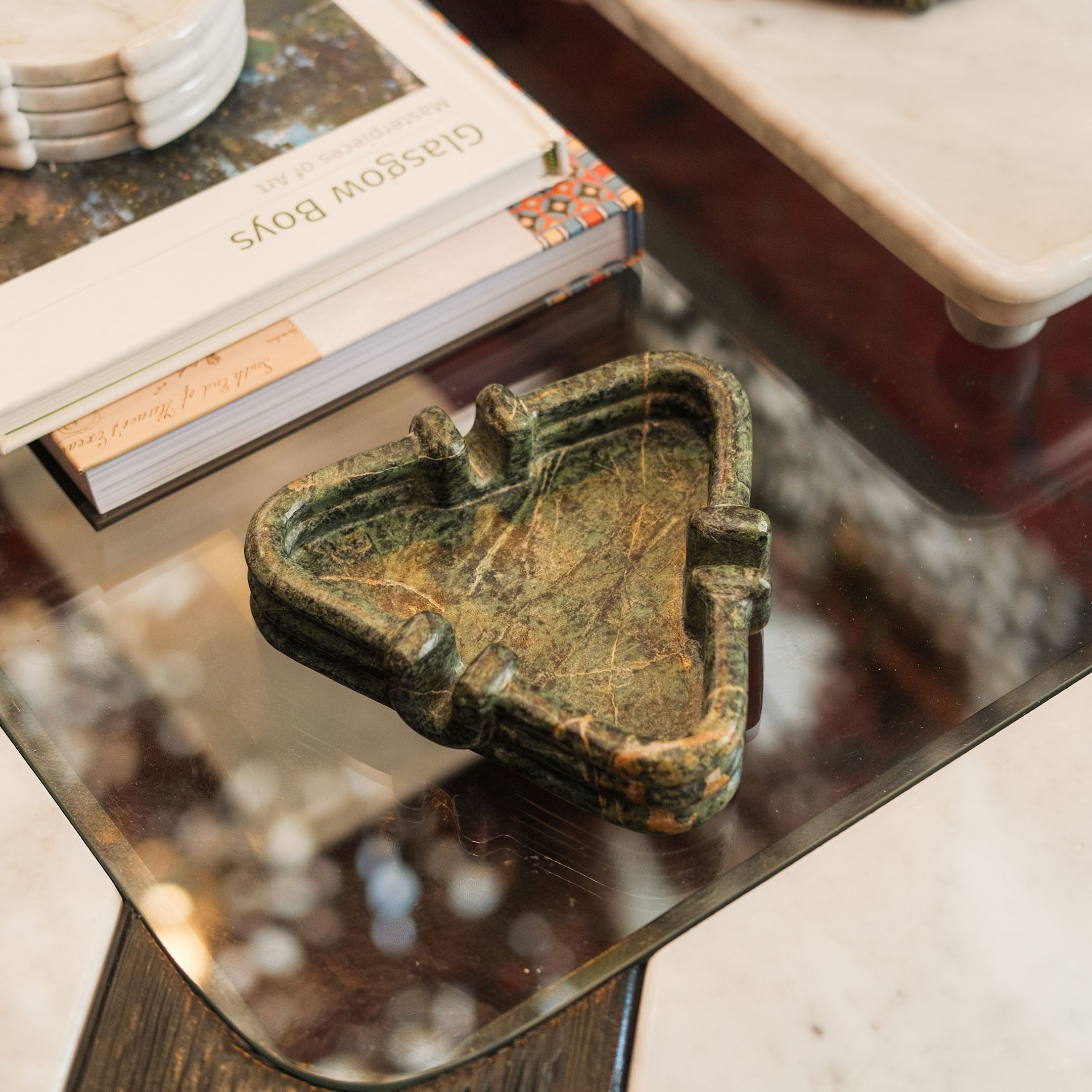 Triangle Marble Stone Ashtray