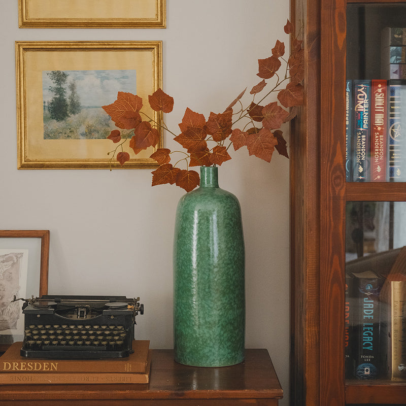 Duna Ceramic Vase - Olive