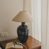 Vara Ceramic Lamp - Rustic Black