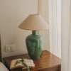 Vara Ceramic Lamp - Olive