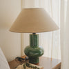 Hiba Ceramic Lamp - Olive