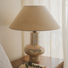Hiba Ceramic Lamp - Pearl Beige