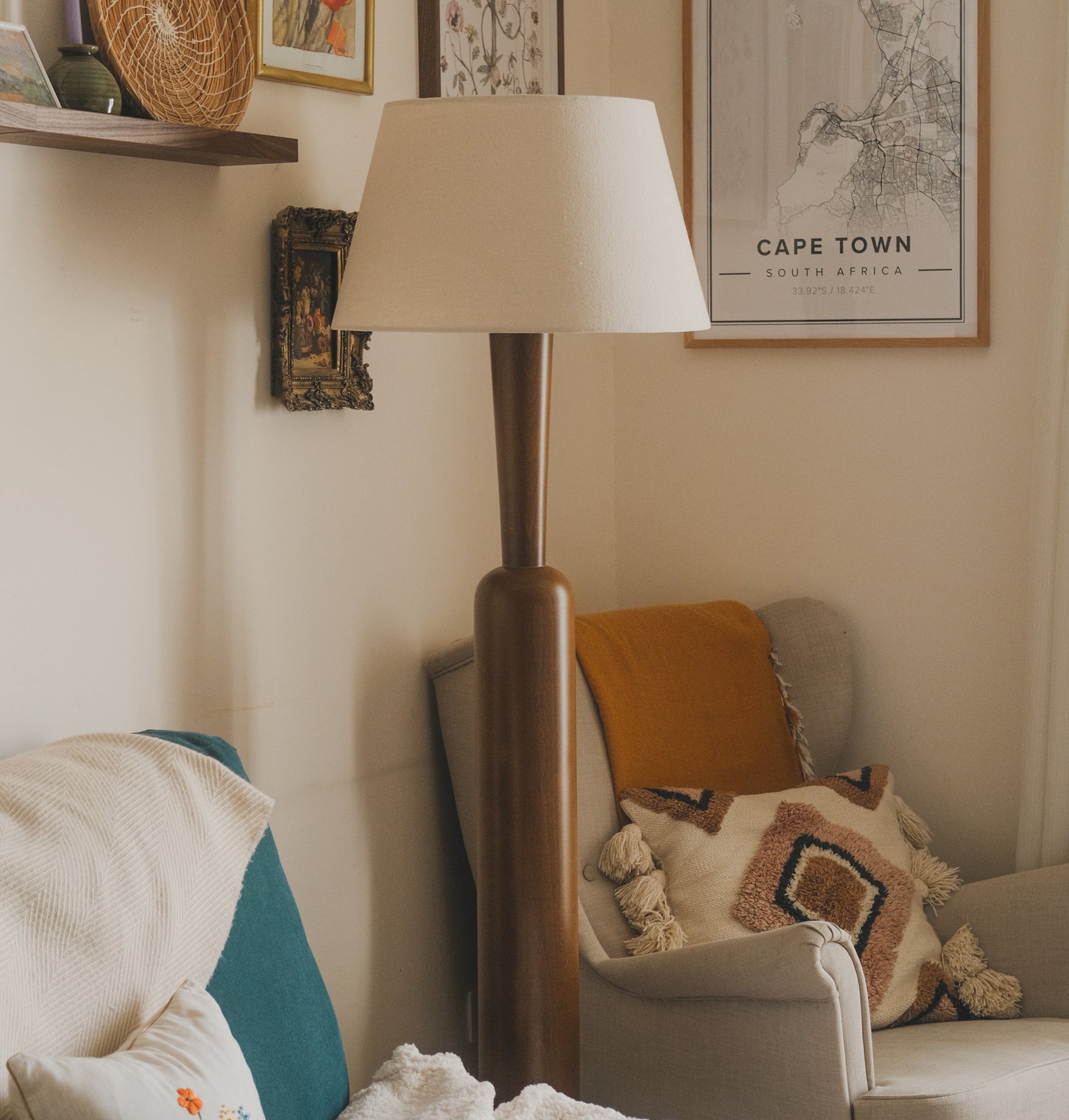 Beech Wood •Arbor• Floor Lamp