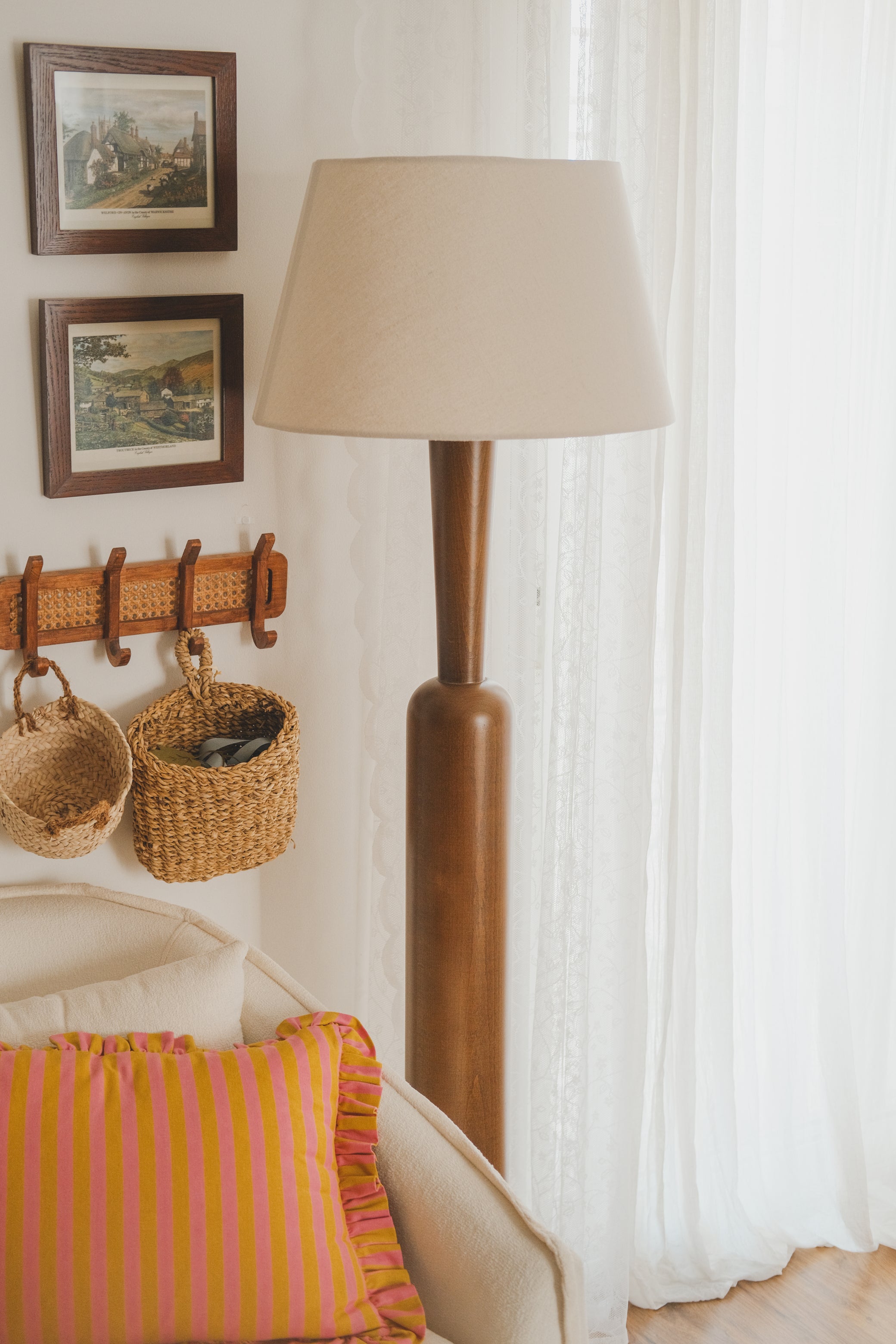 Beech Wood •Arbor• Floor Lamp