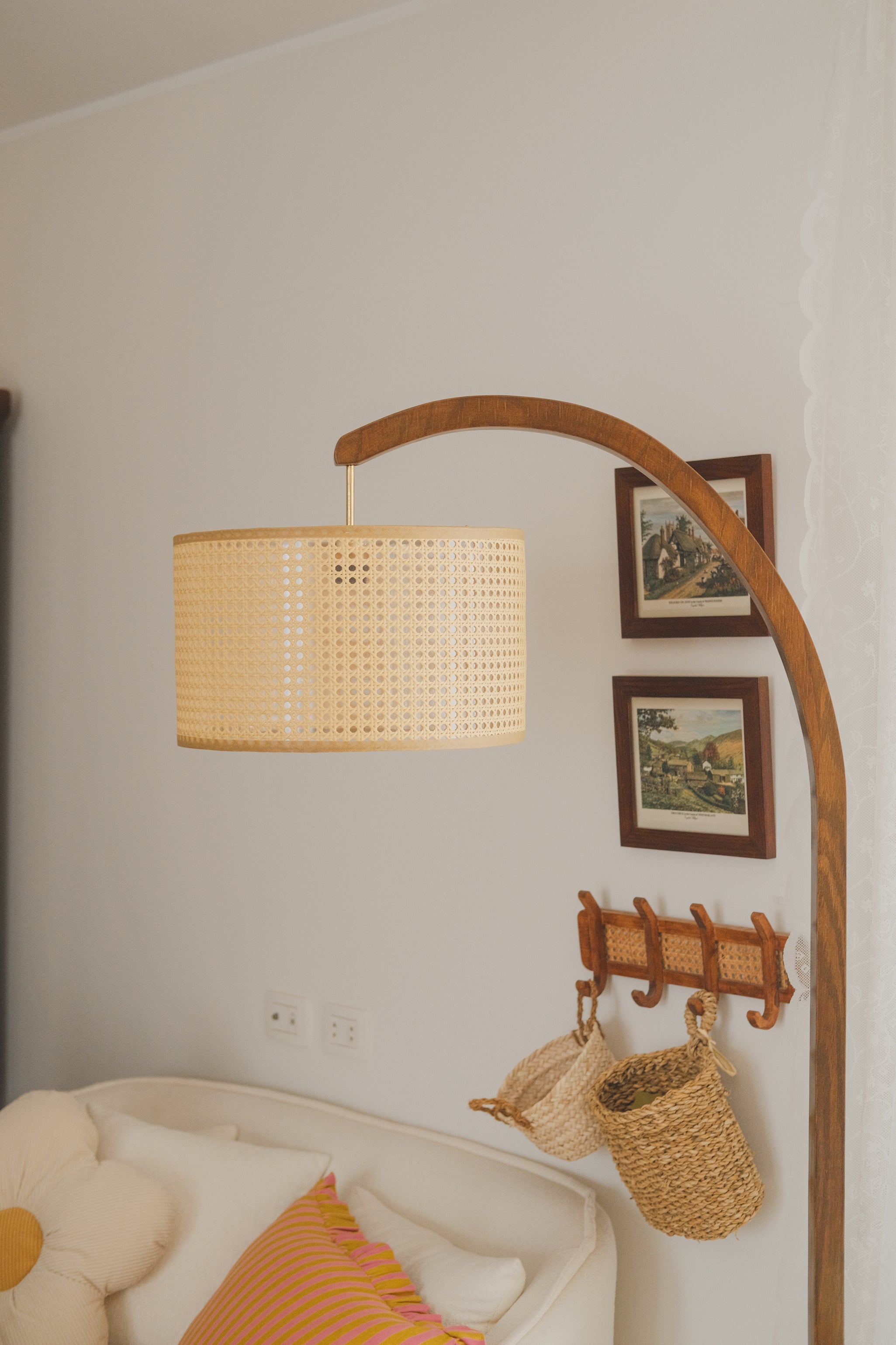 Beech Wood •Luma• Floor Lamp
