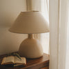Solace Ceramic Lamp - Matte Beige